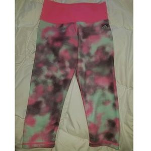 Women's Adidas workout crop tights leggings